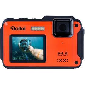 Rollei Sportsline 64 Selfie čierny/oranžový