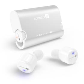 Słuchawki Connect IT True Wireless HYPER-BASS Bluetooth (CEP-9000-WH) Biała