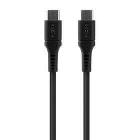 FIXED Liquid silicone USB-C/USB-C s podporou PD, 60W, 1,2m (FIXDLS-CC12-BK) černý