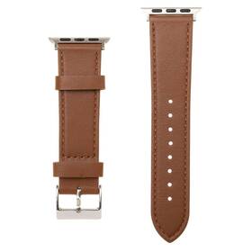 Pasek wymienny FIXED Leather Strap na Apple Watch 42/44/45 mm (FIXLST-434-BRW) Brązowy 