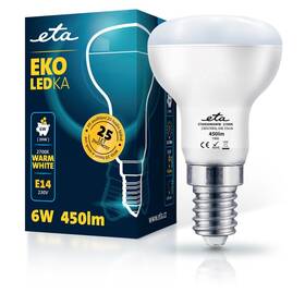 ETA EKO LEDka reflektor 6W, E14, teplá bílá (R50W6WW)