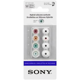 Sony silikonové koncovky (EPEX10AW.AE) biele