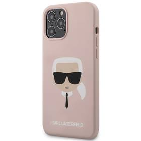 Obudowa dla telefonów komórkowych Karl Lagerfeld Head na Apple iPhone 12 Pro Max (KLHCP12LSLKHLP) Różowy 