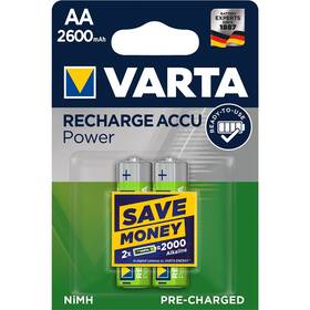 Varta Rechargeable Accu AA, HR06, 2600mAh, Ni-MH, blister 2ks (5716101402)