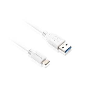 Kábel GoGEN USB/USB-C, 1m biely