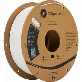 Polymaker PolyLite PETG, 1,75 mm, 1 kg (PB01002) bílá