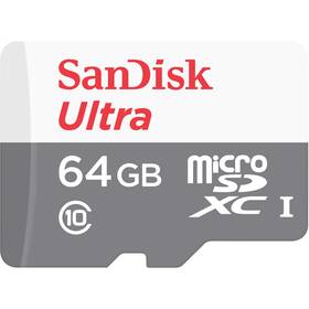 SanDisk Micro SDXC Ultra 64GB UHS-I U1 (80R/48W) (SDSQUNS-064G-GN3MN)
