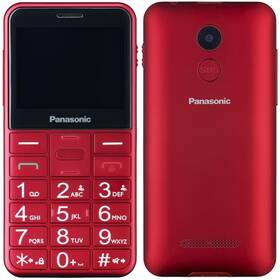 Panasonic KX-TU150EXR Dual SIM - ZÁNOVNÍ - 12 měsíců záruka (KX-TU150EXR) červený (vráceno - použito 8801756741)