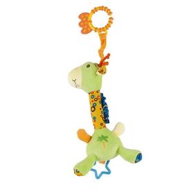Zabawka edukacyjna Sun Baby Żyrafa Niebieska/Żółta/Zielona