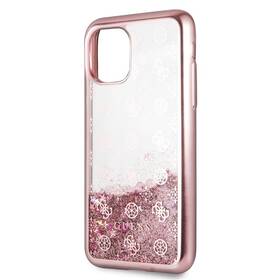 Obudowa dla telefonów komórkowych Guess 4G Peony Glitter na Apple iPhone 11 Pro Max (GUHCN65PEOLGP) Różowy 