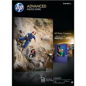 Papier fotograficzny HP Advanced Photo Paper A4, 250g, 50 listů (Q8698A) Biały