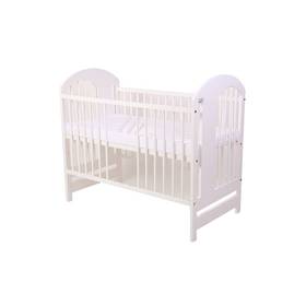 Drewniane łóżeczko dla dziecka For Baby Vojta / Kolor drewna - biały Biała