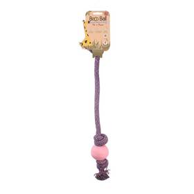 Zabawka dla zwierząt BecoPets Beco piłka na linie S (30 cm) Różowa