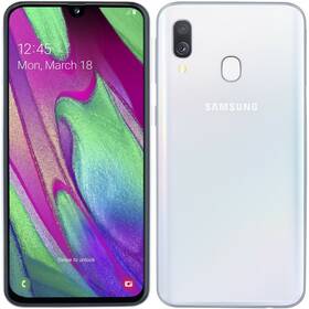 Telefon komórkowy Samsung Galaxy A40 Dual SIM (SM-A405FZWDXEZ) Biały
