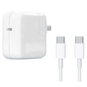COTEetCI MagSafe pre MacBook, 61 W, s káblom USB-C/USB-C, 2 m (MB1090-C61W-U) biely