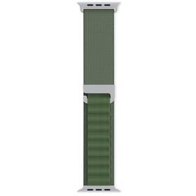 Pasek wymienny Epico Alpine na Apple Watch 42/44/45/49mm, nylonový (63418141500002) Zielony