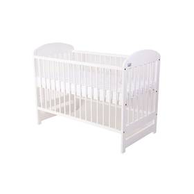 Drewniane łóżeczko dla dziecka For Baby Marek / kolor drewna - biały Biała