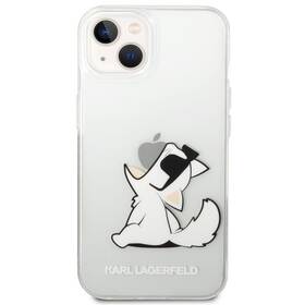 Karl Lagerfeld Choupette Eat na Apple iPhone 14 (KLHCP14SCFNRC) priehľadný