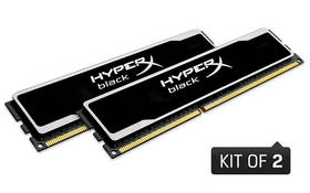 Moduły pamięci Kingston HyperX Black 8GB (2x4GB) DDR3 1600MHz CL9 (KHX16C9B1BK2/8)