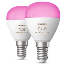 Philips Hue Bluetooth, 5,1W, E14, White and Color Ambiance, 2ks (929003573602)