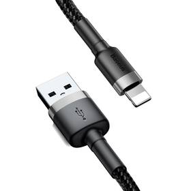 Baseus Cafule USB/Lightning, 1,5A, 2m (CALKLF-CG1) černý/šedý