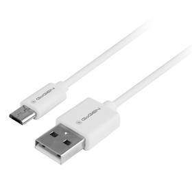 Kábel GoGEN USB / micro USB, 0,5m (MICUSB050MM11) biely