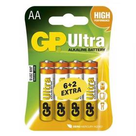 GP Ultra AA, LR06, blistr 6+2 ks (B19218)