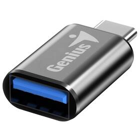Genius ACC-C2A, USB-A/USB-C (32590002400) sivá