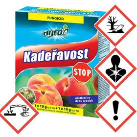 Preprat przeciw szkodnikom i chorobom Agro Kadeřavost STOP 10 g + 10 g