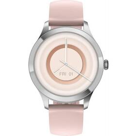 ARMODD Candywatch Premium 2 stříbrná s růžovým řemínkem (9030) (lehce opotřebené 8801350966)