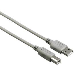 Kabel Hama USB / USB-B, 3m (29100) šedý