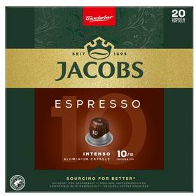 Jacobs Espresso intenzita 10, 20 ks