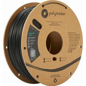 Tlačová struna (filament) Polymaker PolyLite PLA, 1,75 mm, 1 kg (PA02001) čierna
