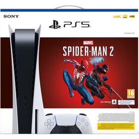 Sony PlayStation 5 + Marvel´s Spider-Man 2 (PS711000039660) bílá