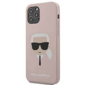 Karl Lagerfeld Head na Apple iPhone 12/12 Pro (KLHCP12MSLKHLP) růžový (vrácené zboží 8801127806)