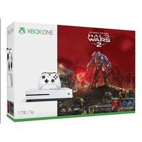 Konsola do gier Microsoft Xbox One S 1 TB + Halo Wars 2 (234-00137) Biała