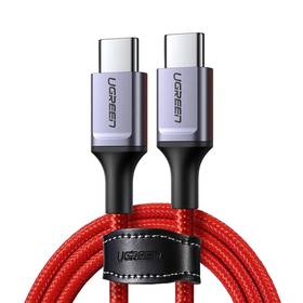 UGREEN USB-C/USB-C, 60W, 1m (60186) červený