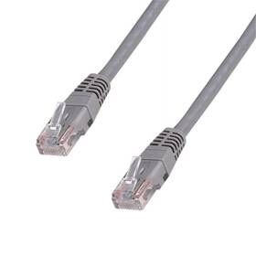 Kabel DATACOM UTP RJ45 Cat.6, 0,25 m (15890) Szary 