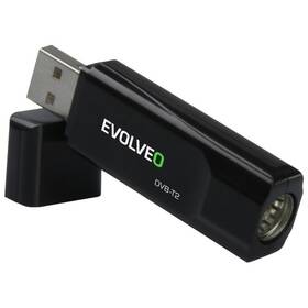 TV tuner Evolveo Sigma T2, FullHD DVB-T2 H.265/HEVC USB tuner (SGA-T2-HEVC) čierna