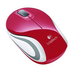 Logitech Wireless Mini Mouse M187 (910-002732) červená