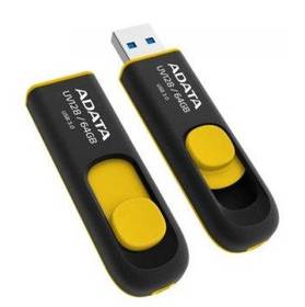 Pendrive, pamięć USB ADATA UV128 64GB (AUV128-64G-RBY) Żółty
