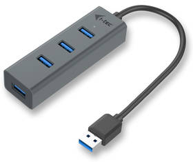 i-tec Metal USB 3.0 / 4x USB 3.0 (U3HUBMETAL403) šedý