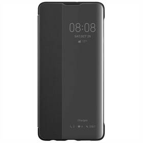 Pouzdro na mobil flipové Huawei Smart View na P30 (51992860) černé
