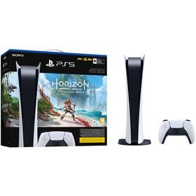 Sony PlayStation 5 Digital + Horizon Forbidden West (PS719420095) biela