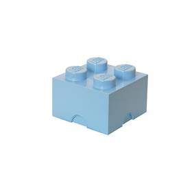 Skrzynka / organizer LEGO® 250 x 250 x 180 mm světle modrá