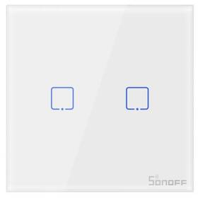 Przełącznik zasilania Sonoff wireless 433MHz smart wall switch T2EU2C-RF (2-channel) (M0802030010)