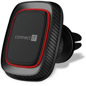 Uchwyt na telefon Connect IT InCarz 4Strong360 Carbon, magnetický, do mřížky (CMC-4045-RD) Czarny/Czerwony