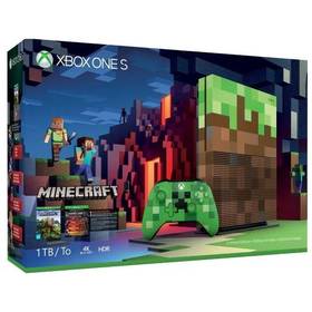 Konsola do gier Microsoft Xbox One S 1 TB Limitowana edycja Minecraft (23C-00011)