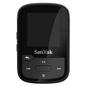 Odtwarzacz MP3 Sandisk Sansa Clip Sport Plus 16 GB (SDMX28-016G-G46K) Czarny