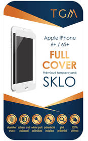 Szkło ochronne TGM Full Cover na Apple iPhone 6 Plus/ 6S Plus (TGMAPIP6PWH) białe
